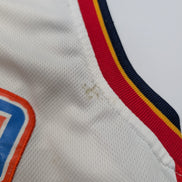 ADIDAS NBA Maillot L THUNDER IBaka #9 Blanc VINTAGE OKC Jersey Basketball