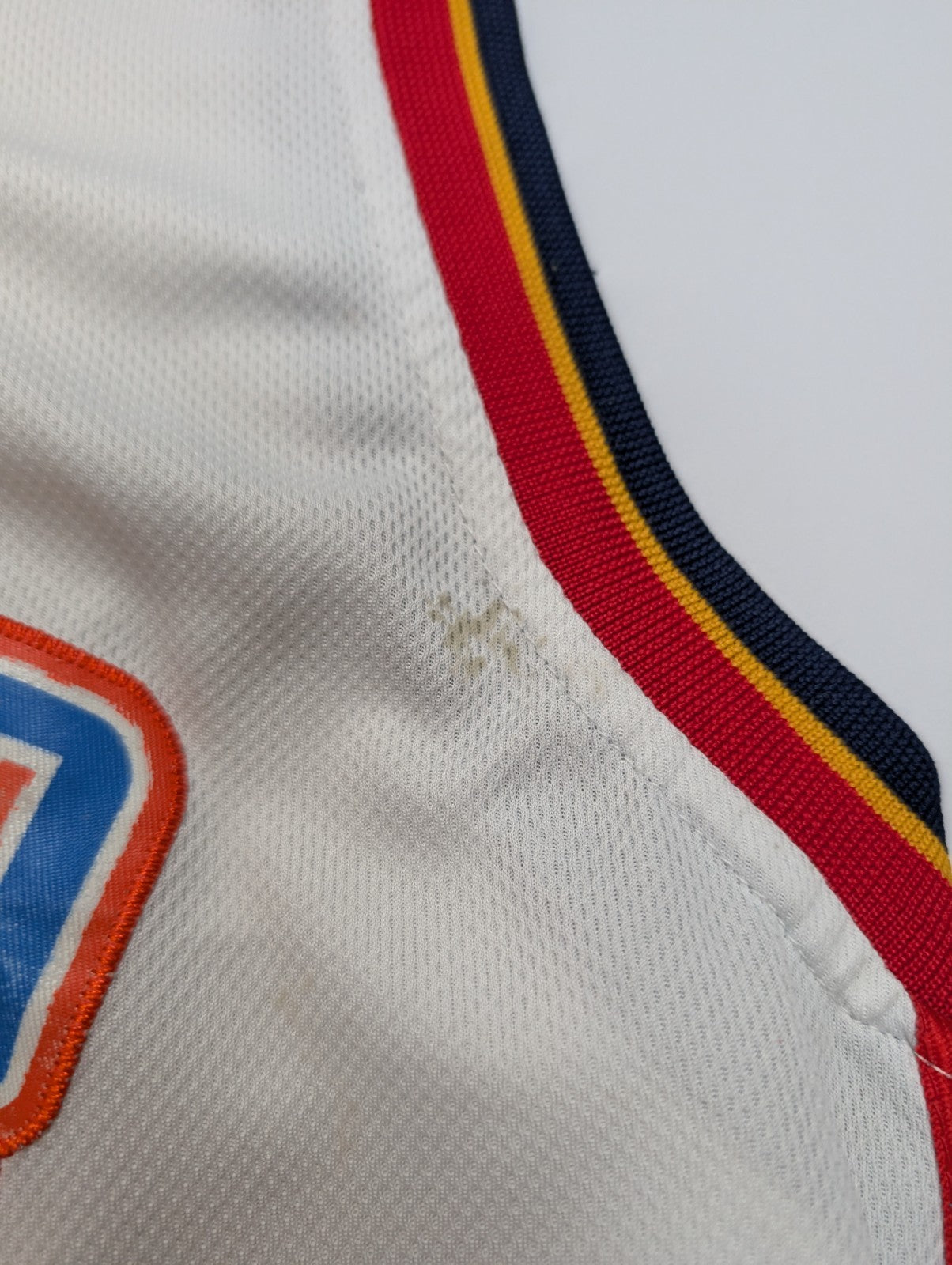ADIDAS NBA Maillot L THUNDER IBaka #9 Blanc VINTAGE OKC Jersey Basketball