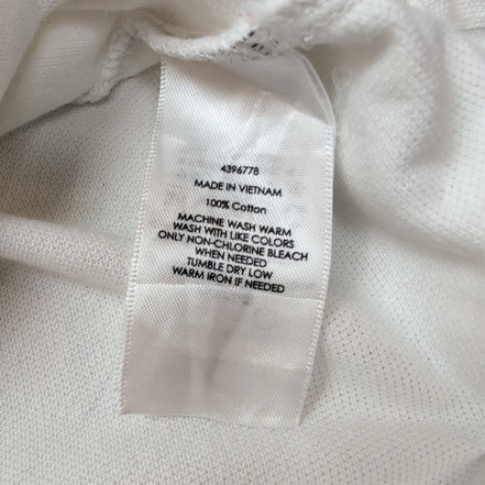 Polo Ralph Lauren Homme S Blanc Logo Fluo Polo Manches Courtes Custom Fit