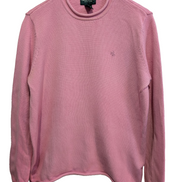 Pull femme LAUREN Ralph Lauren Jeans Co rose col roulotté coton taille M