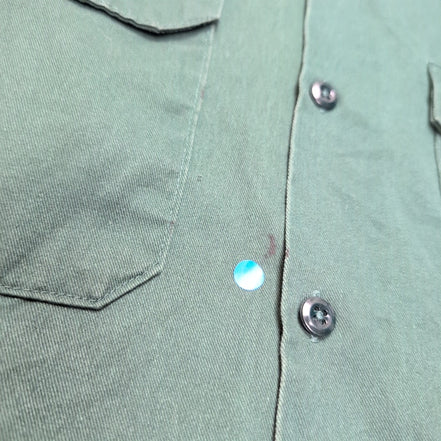 Chemise Dickies L Vert Bouteille Manches courtes Workwear 2 Poches Honduras