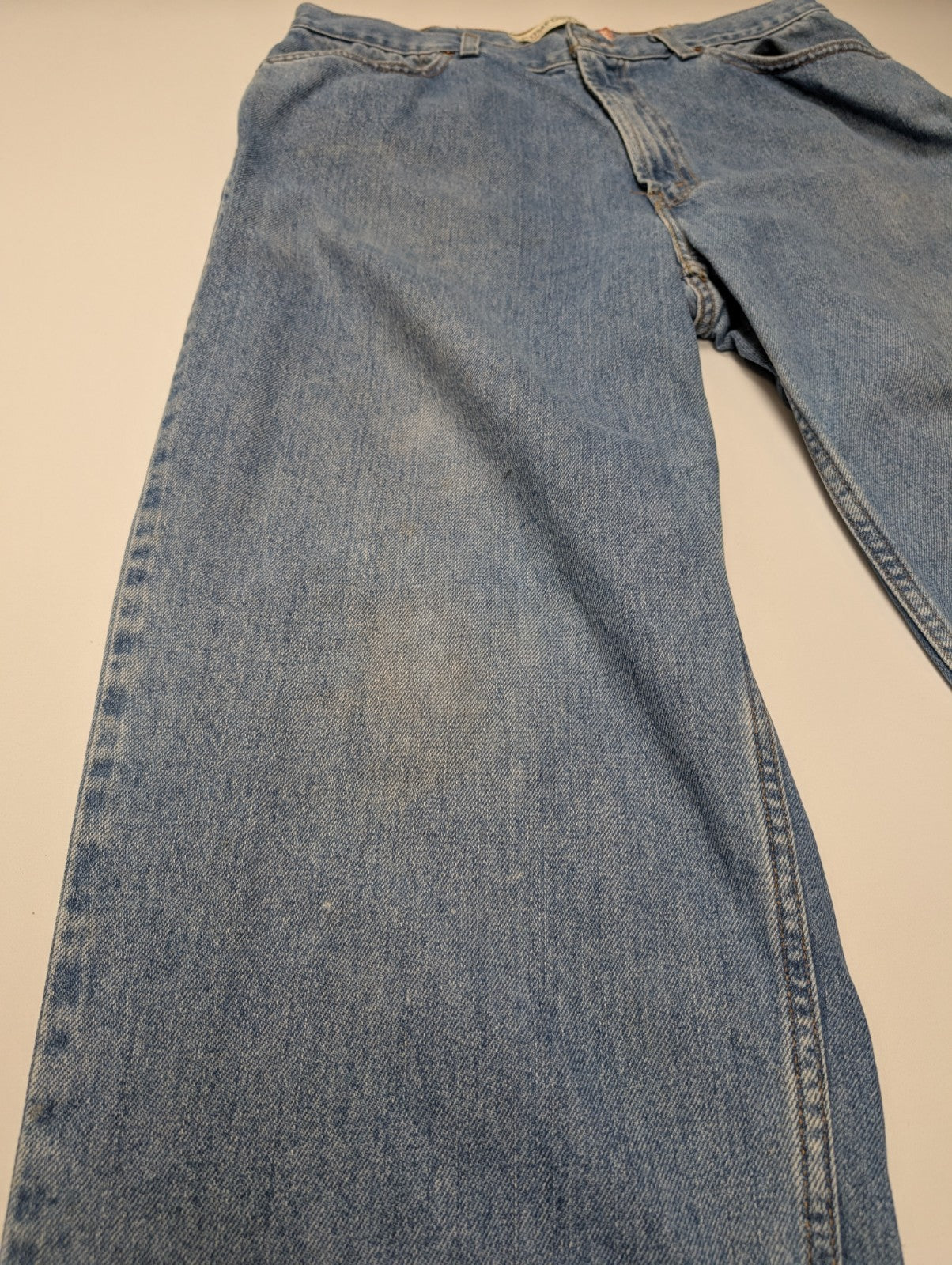 Jean Levi's 560 Comfort Fit Vintage Homme W38 L36 Bleu Denim Ample Long