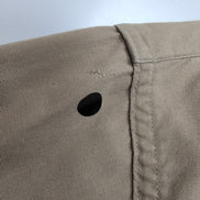Chemise Creighton Made in USA S 14½ Marron Clair Poplin Coton Homme