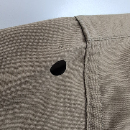 Chemise Creighton Made in USA S 14½ Marron Clair Poplin Coton Homme