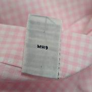 Chemise Ralph Lauren rose petits carreaux logo bleu ciel taille L #2555