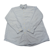 Chemise L.L. Bean bleue uni taille XL #125e