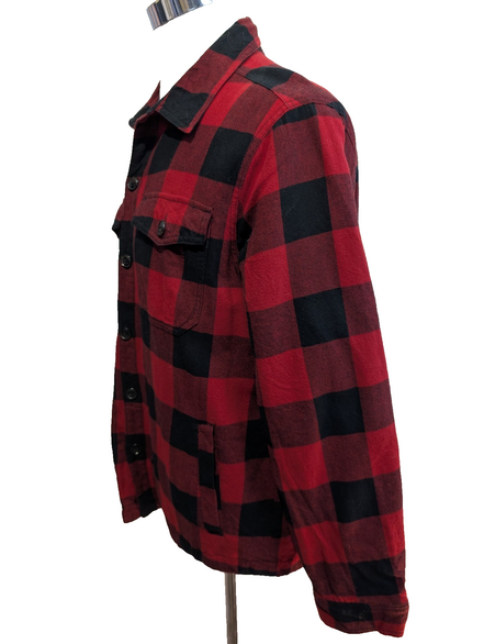 Surchemise Veste Matelassée Sherpa GOODFELLOW & CO Rouge & Noir Taille L |263S