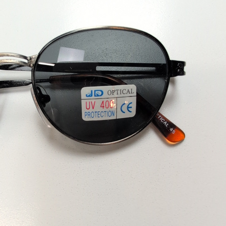 Lunettes de soleil JD Optical Y2K Pilote Acier Brossé Imitation Bois