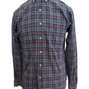CHEMISE Ralph Lauren homme S Classic Flannel BLEU ROUGE hiver ❄️