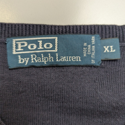 Pull Polo Ralph Lauren Bleu Marine Logo Rouge - 100% Coton - Taille XL