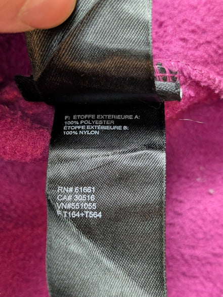 Veste Polaire The North Face Denali Fuchsia & Noir Femme - Taille XL