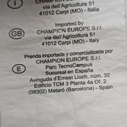 CHAMPION Sweat à Capuche Homme S Blanc Logo Drapeau Américain Hoodie Sport