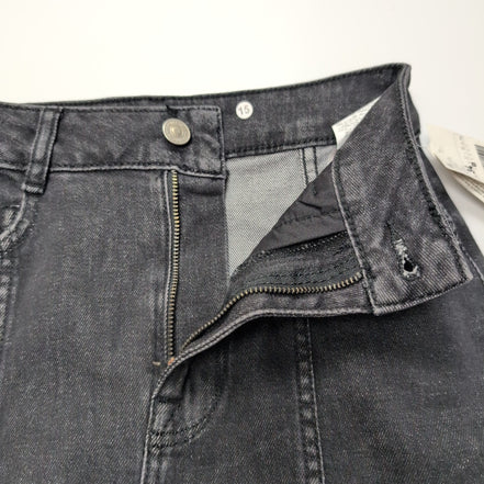 Jupe Longue Femme T34 Pimkie Jean Noir Stretch Neuve Étiquette 
