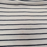 Pull femme LAUREN Ralph Lauren blanc marine rayures coton manches longues S