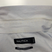 Chemoise Nautica bleu petits carreaux taille XXL #131msch