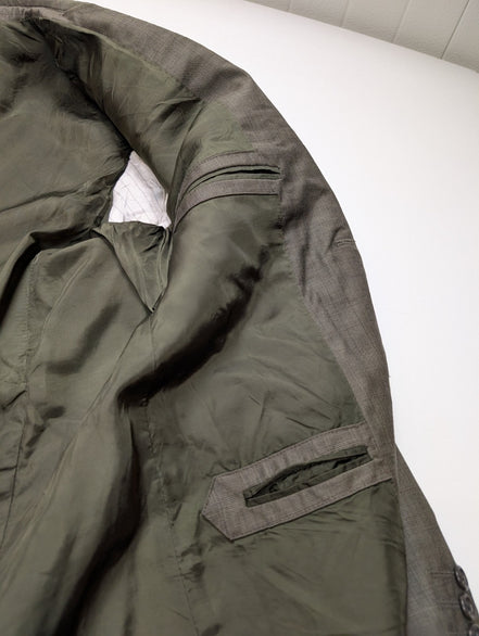 Veste Blazer homme Pronto Uomo Couture kaki Super 120'S taille L