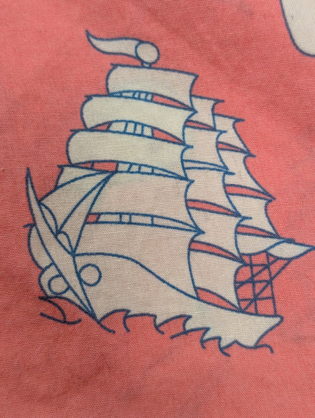 Chemise Hawaïenne Public Access - Motif Pirate, Requin & Baleine - Taille M