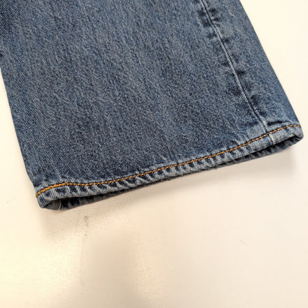 Levi’s 501 Jean Homme W33 L34 Bleu Grunge Vintage Pantalon Bouton