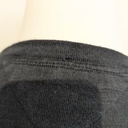 Pull Tommy Hilfiger - Col V - Noir Profond - Soie & Coton - Taille M