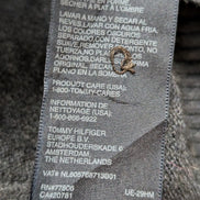 Pull Tommy Hilfiger Col Roulé Boutonné Gris Foncé - Taille S (Étiquette M)