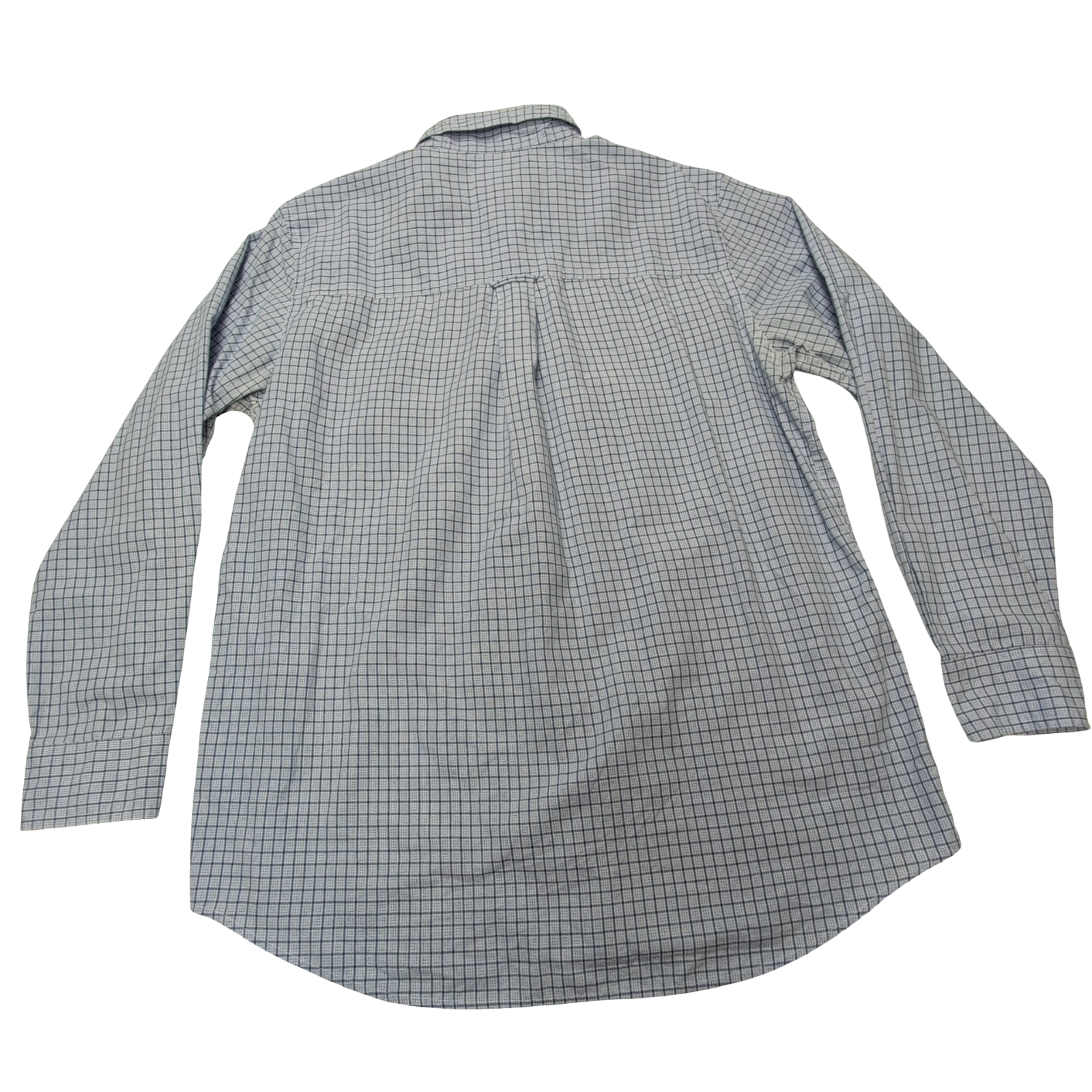 Chemise Chaps bleu clair à carreaux taille M #48e