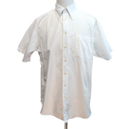 Chemise Nautica Made in Hong Kong XL Blanc 100% Coton manches courtes