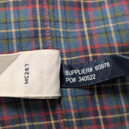 Ralph Lauren Chemise Homme XL Bleu Rouge Tartan Manches Longues Classic Fit