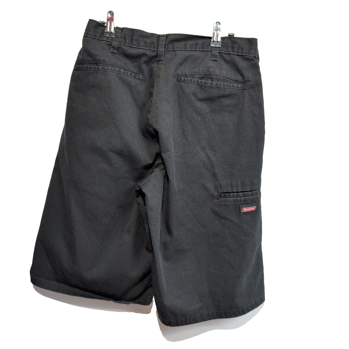 Short Dickies Workwear Noir Homme W30 Coupe Droite Très Bon État