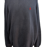 Pull POLO Ralph Lauren Maille Dense Bleu Marine Col Rond - Taille XL