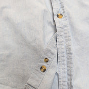 Chemise Jean NASCAR Café Authentic Bleu Clair Vintage Taille M