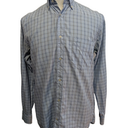 🦈 CHEMISE PAUL & SHARK Yachting Carreau Bleu S TG Homme 100% Coton