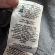 Chemise Columbia L Gris Uni 100% Coton Poche Stylo Minimaliste manches longues