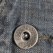 Jean Levi's 514 Homme Vintage Bleu Foncé W36 L32 Denim Poche Arrière Rabat