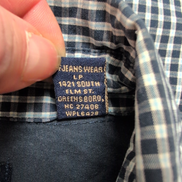 Wrangler Chemise Manche Courte Bleu Marine Petits Carreaux 2XL Une Poche