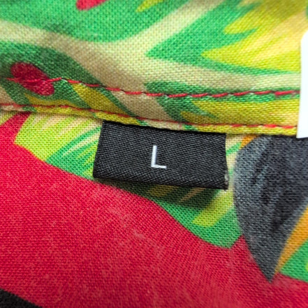 Chemise Hawaïenne Manches Courtes Viscose Ananas Perroquet Ohio L