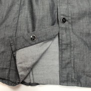 Chemise Express S/M Gris Anthracite Manches Courtes 2 Poches 100% Coton