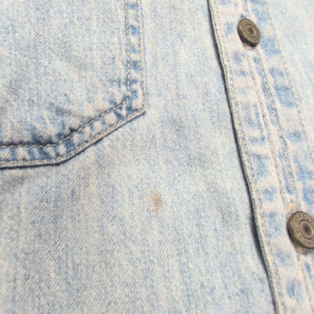 Chemise Levi's vintage en jean fin bleu taille S/M #172e