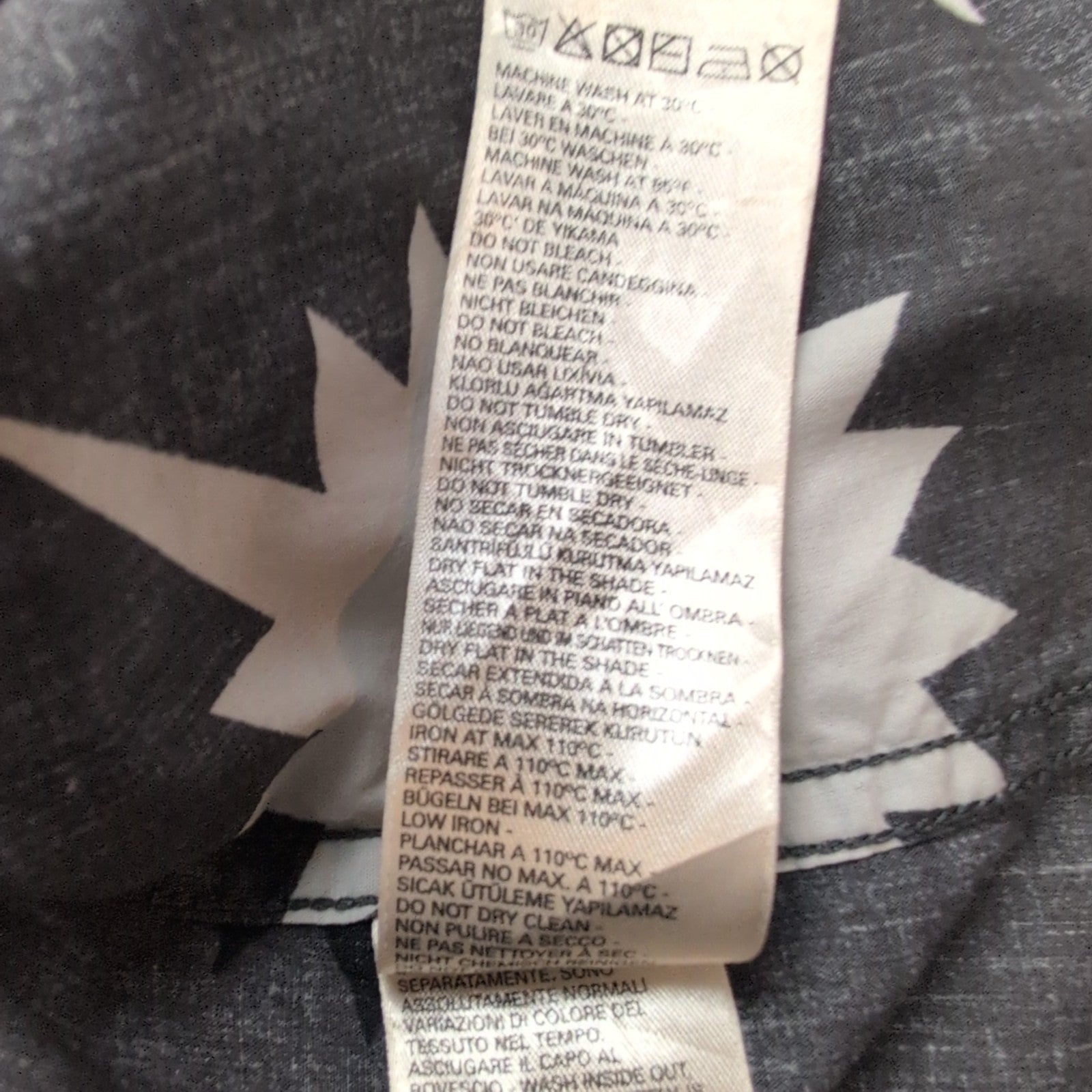 Chemise Diesel modèle D78 manches courtes motif explosion Bam Boom M