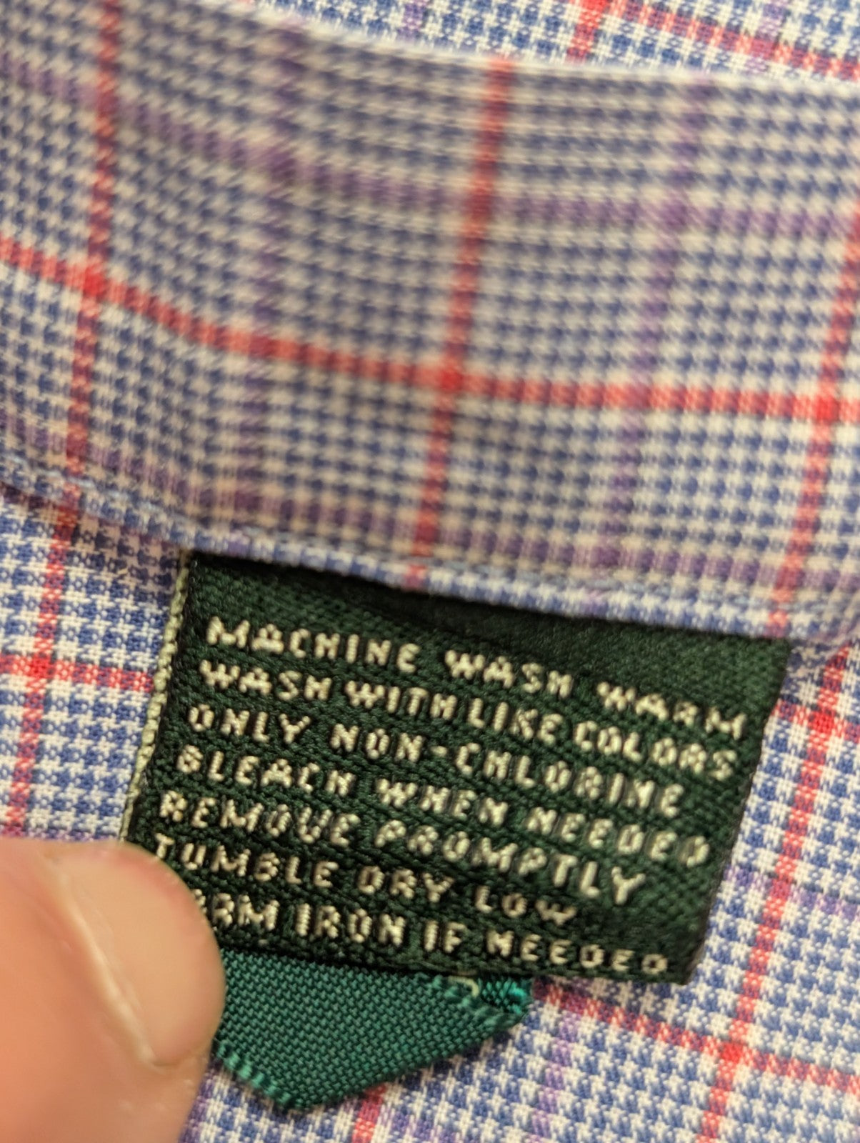 Chemise Lauren Ralph Lauren sans logo bleu à carreaux taille L #22ch