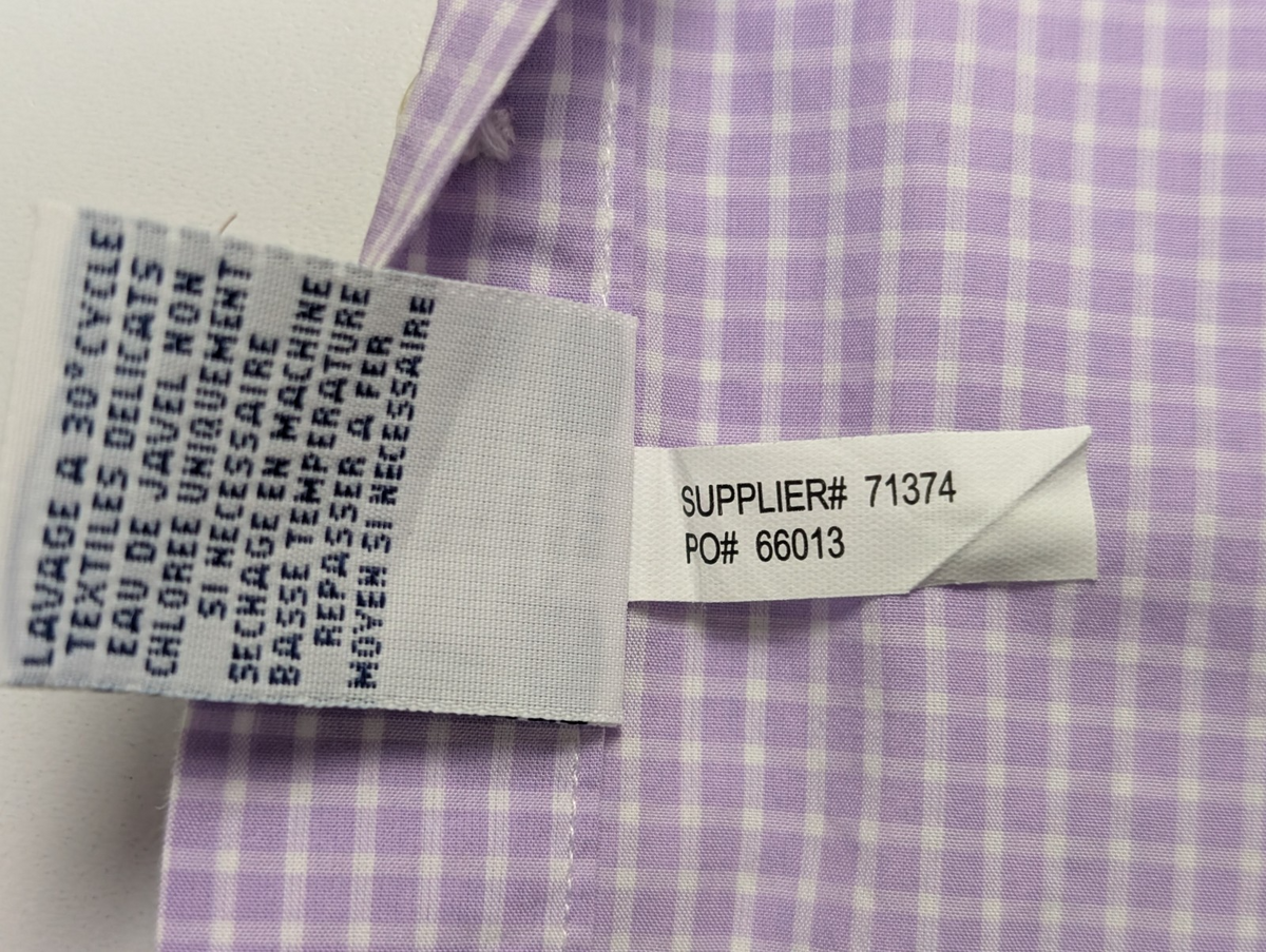 Chemise Ralph Lauren Homme M Violet Carreaux Gingham Manches Longues Custom Fit