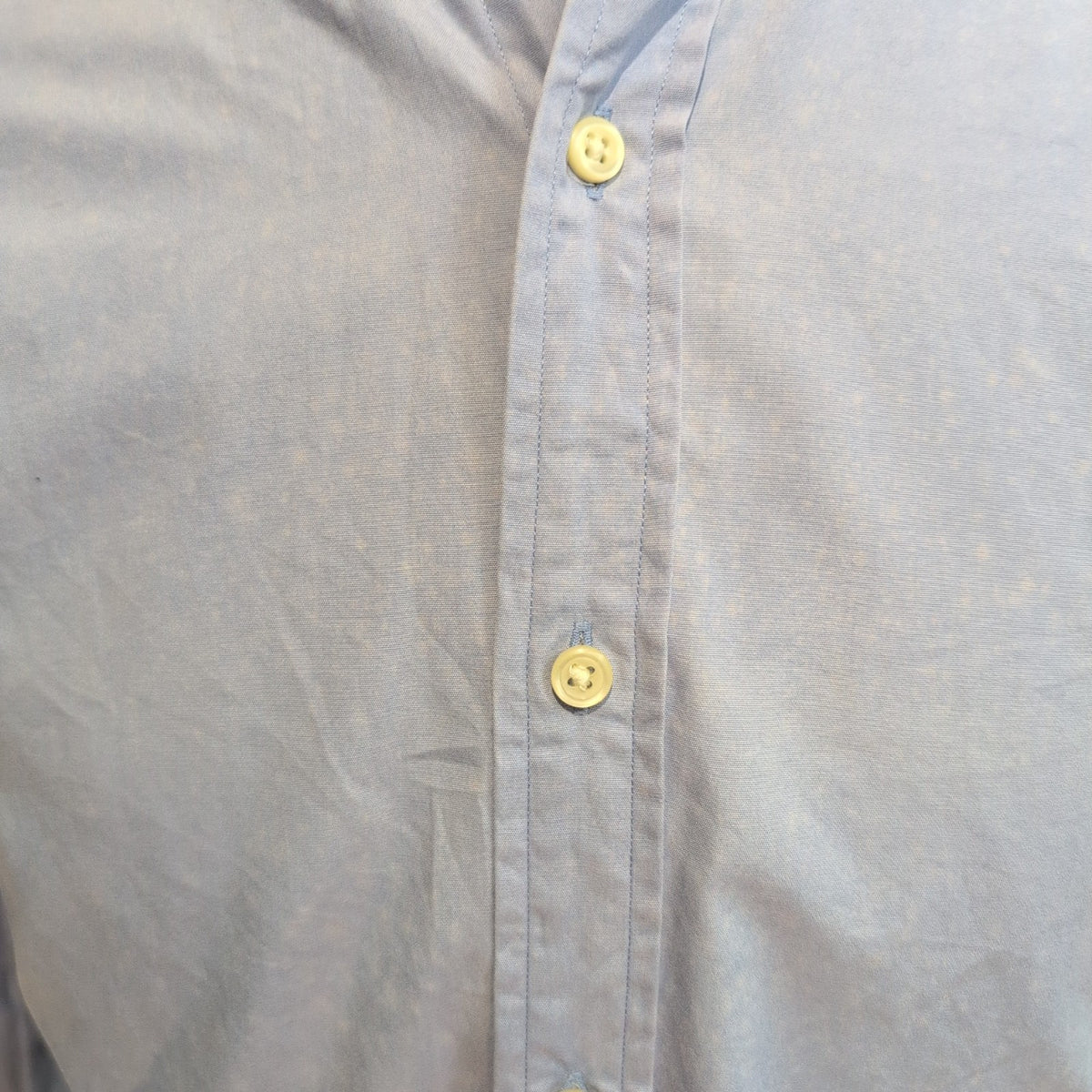 Chemise Ralph Lauren Slim Fit S Bleu Clair Logo Rose Coton Manches Longues