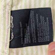Chemise Tommy Hilfiger verte à rayures taille L #273msch