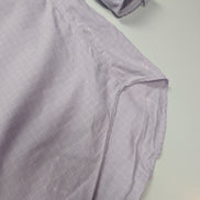 Chemise Polo Ralph Lauren Shirt L XL Andrew Lila Micro-Carreaux Col Mao Officier