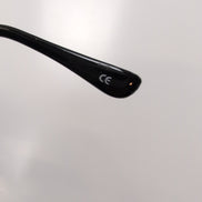 Lunettes de soleil Y2K Branche fine Métal Chromé Ovale Strass Cœur