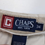 Short Chino Chaps Crème Femme Coupe Droite Classique Taille 34 XS/S