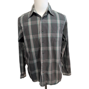 Chemise Wrangler Manches Longues Kaki à Carreaux avec Poche Taille M