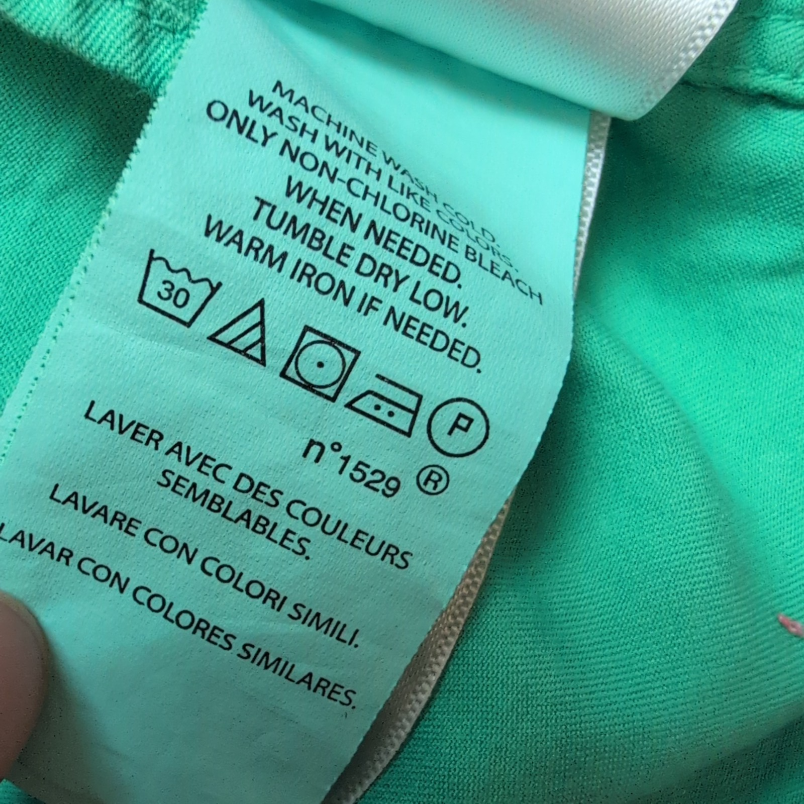 Chemise Ralph Lauren Homme M Vert Pomme Logo Violet Manches Courtes
