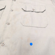 Chemise Dickies L Beige Workwear Made in Honduras Poche Stylo Manches Courtes