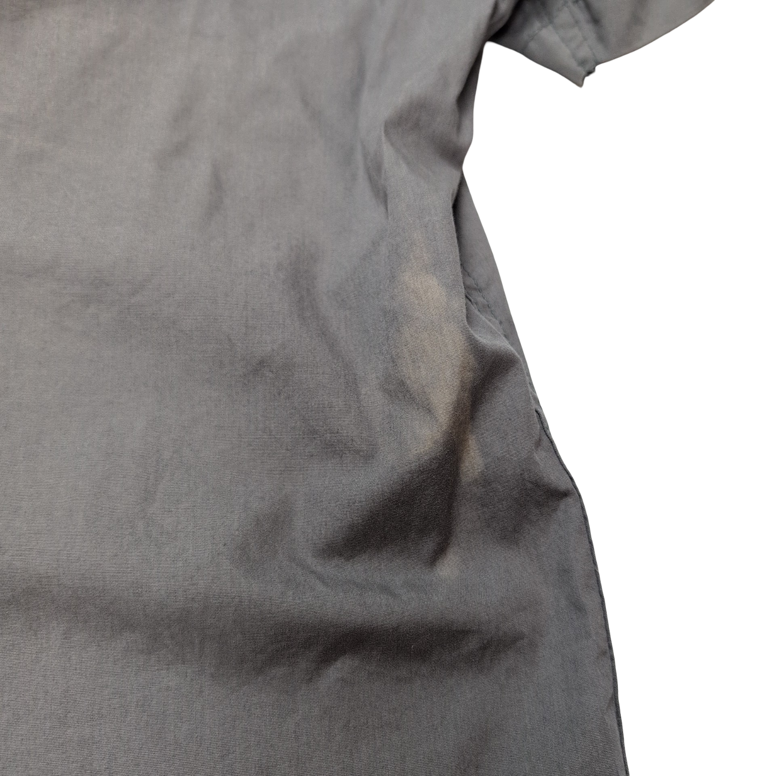 Chemise Levi's marron gris uni manches courtes western cowboy taille L 2 poches