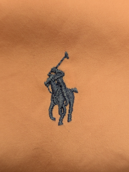 Chemise Polo Ralph Lauren Shirt XL Rose Classic Fit Manches Courtes Button Down